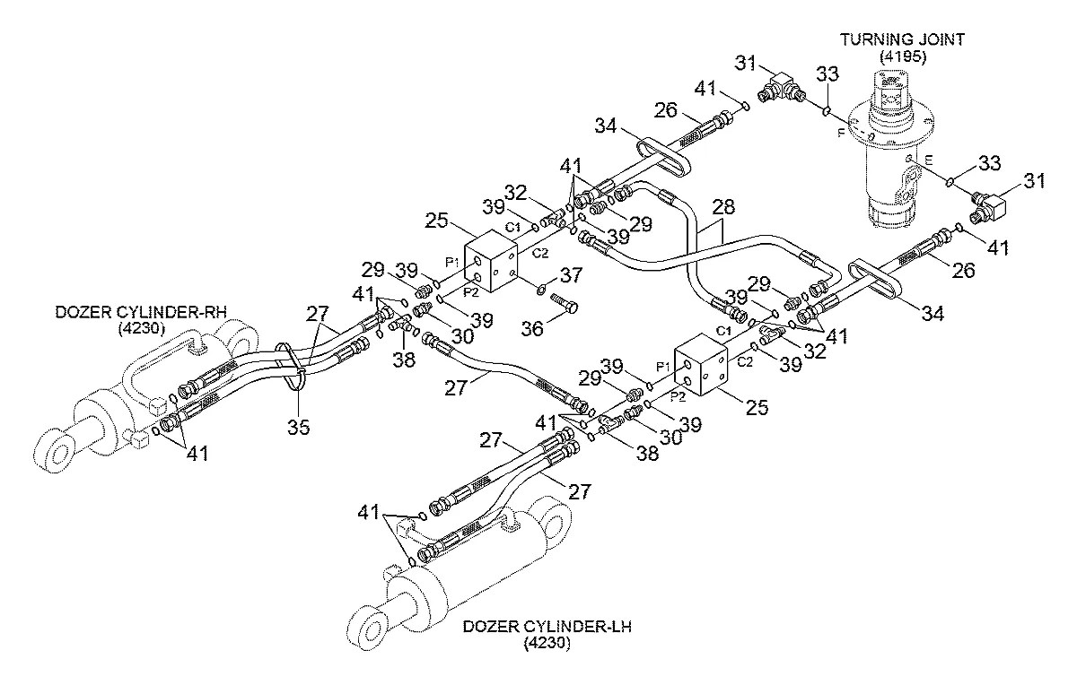 P913-087011 Escavadeira de esteiras Hyundai R140LC-7A