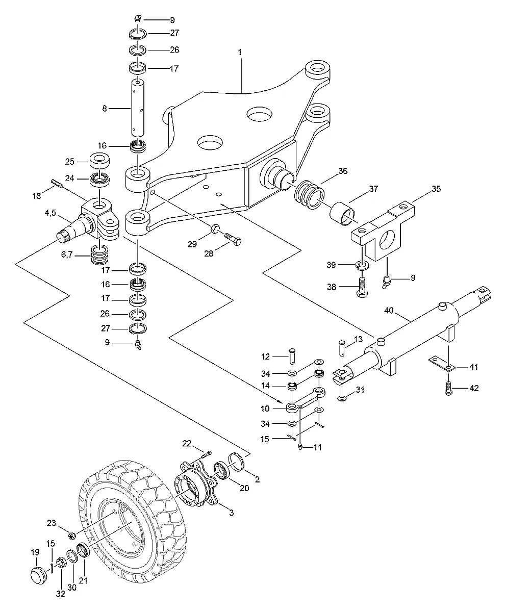 2R2103000 Empilhadeira Hyundai HBF15-E