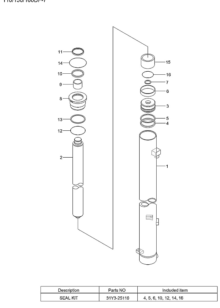 XKCD-03179 Empilhadeira Hyundai 110-130-160DF-7