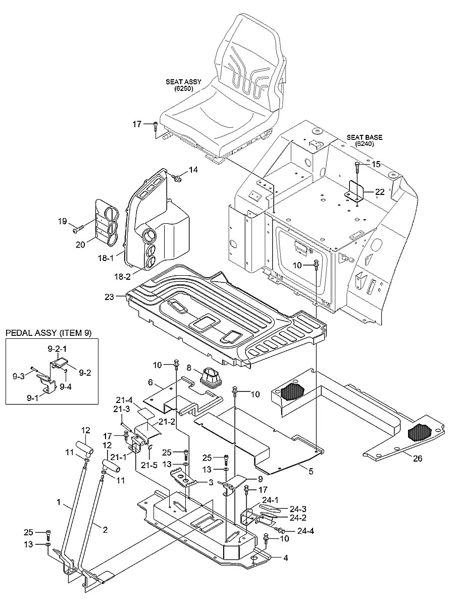 S037-102546 Escavadeira de esteiras Hyundai R27Z-9