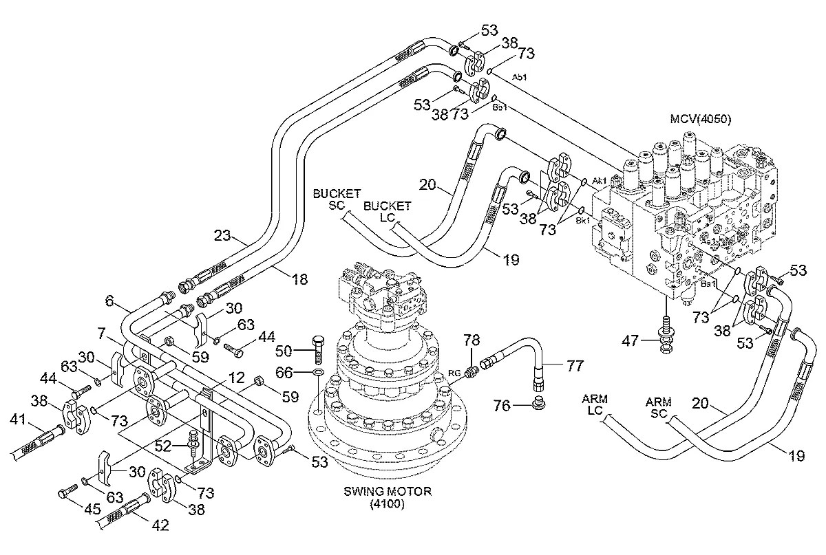 P683-167319 Escavadeira de esteiras Hyundai RD340LC-7
