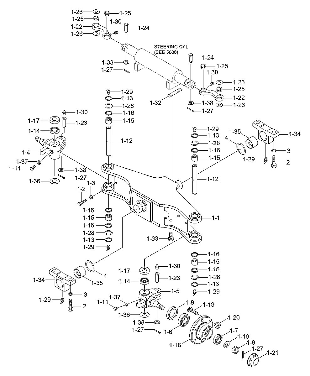3671024300B-04 Empilhadeira Hyundai HDF18-5