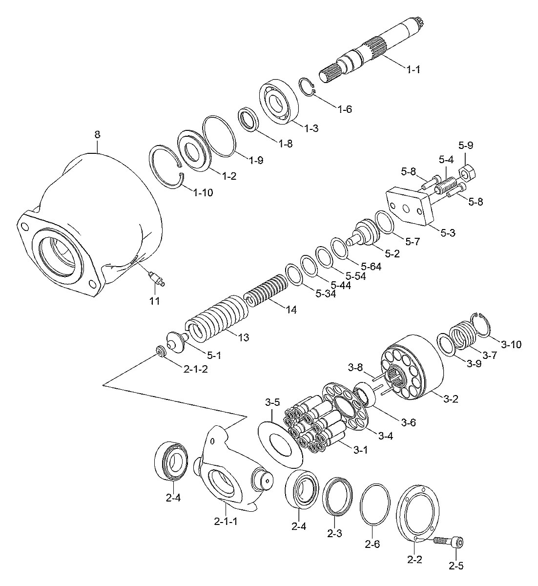 XJDD-01025 Escavadeira de esteiras Hyundai R55-7