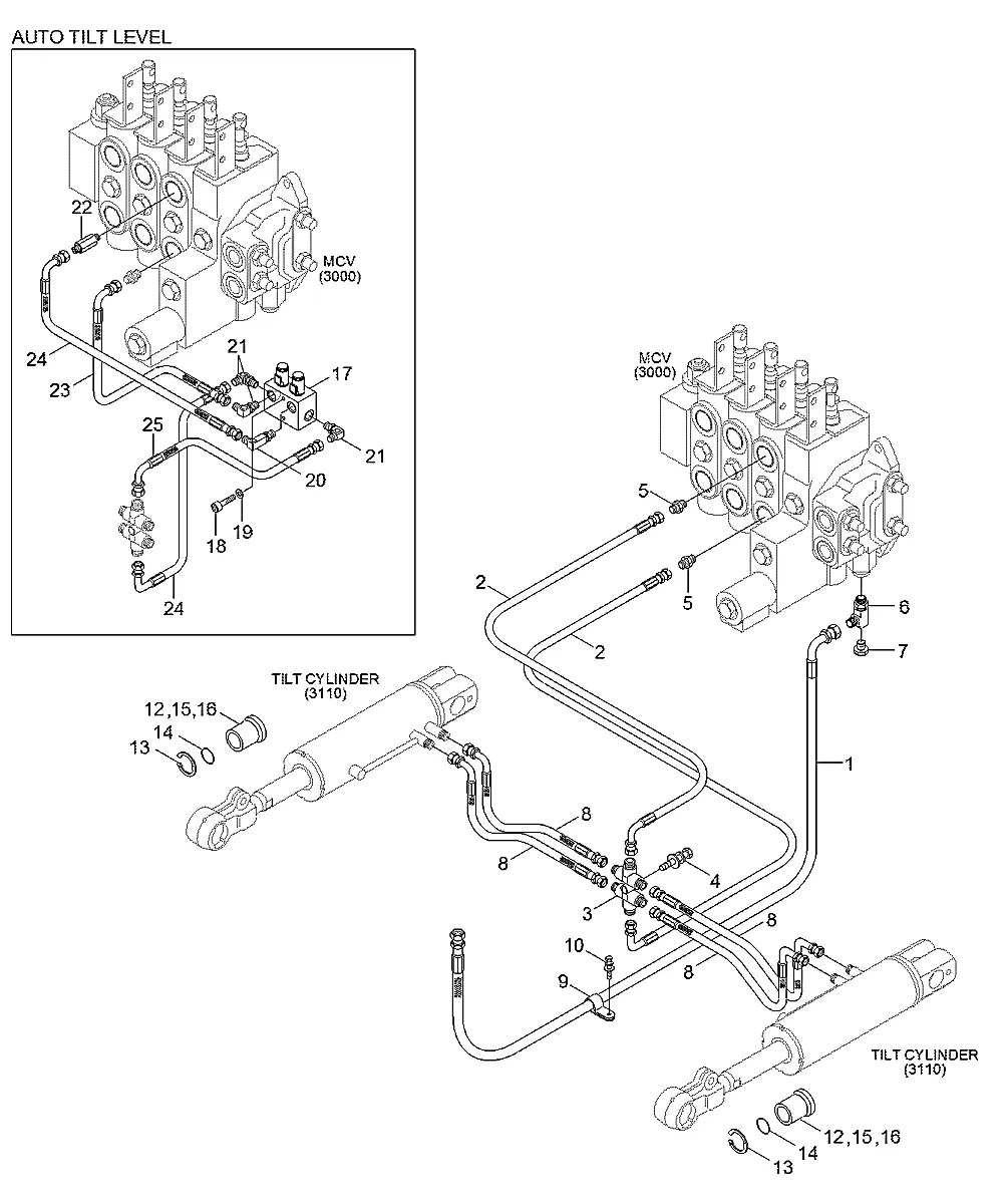 31HE-70010 Empilhadeira Hyundai 22-25-30-32-35B-9