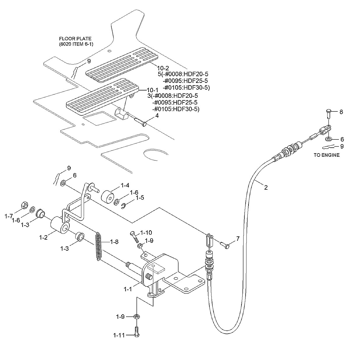 206510020 Empilhadeira Hyundai HDF25-5