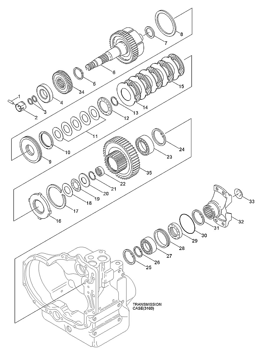 4203228 Trator de esteira Hyundai H70-LGP