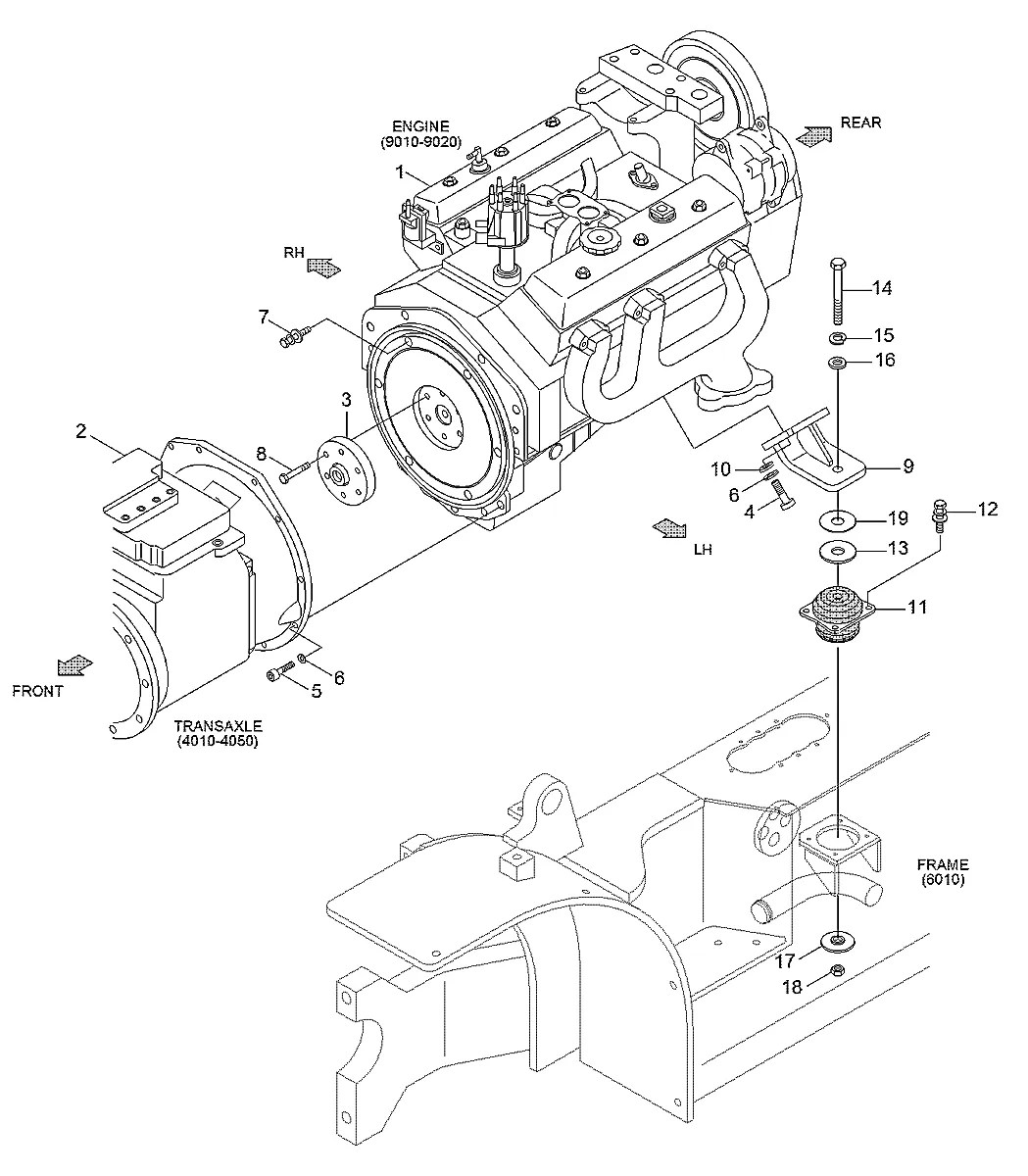 81HL-30011 Empilhadeira Hyundai 35-40-45L-7