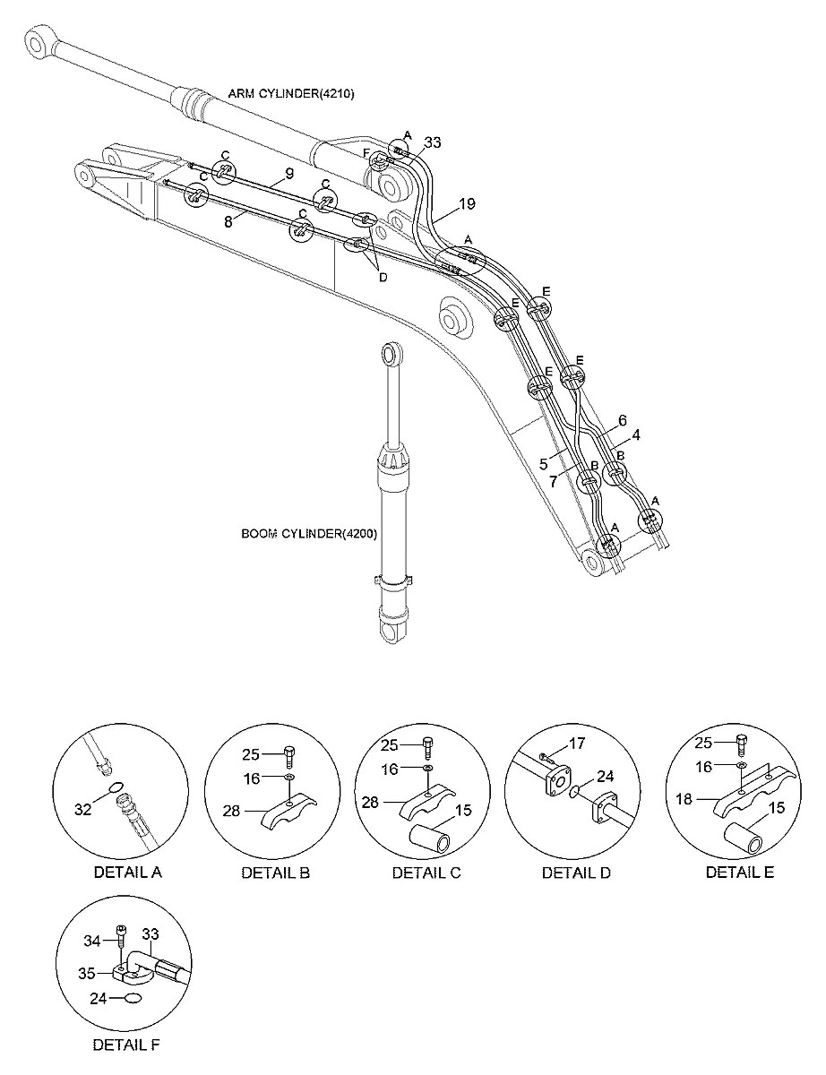 P910-127017 Escavadeira de esteiras Hyundai R140LC-7A
