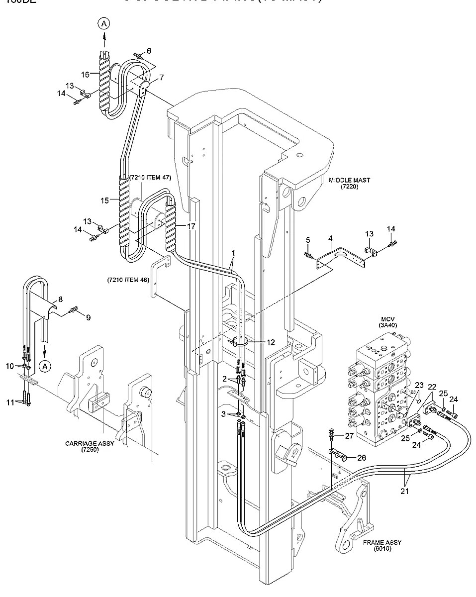 P600-087042 Empilhadeira Hyundai 180D-7E