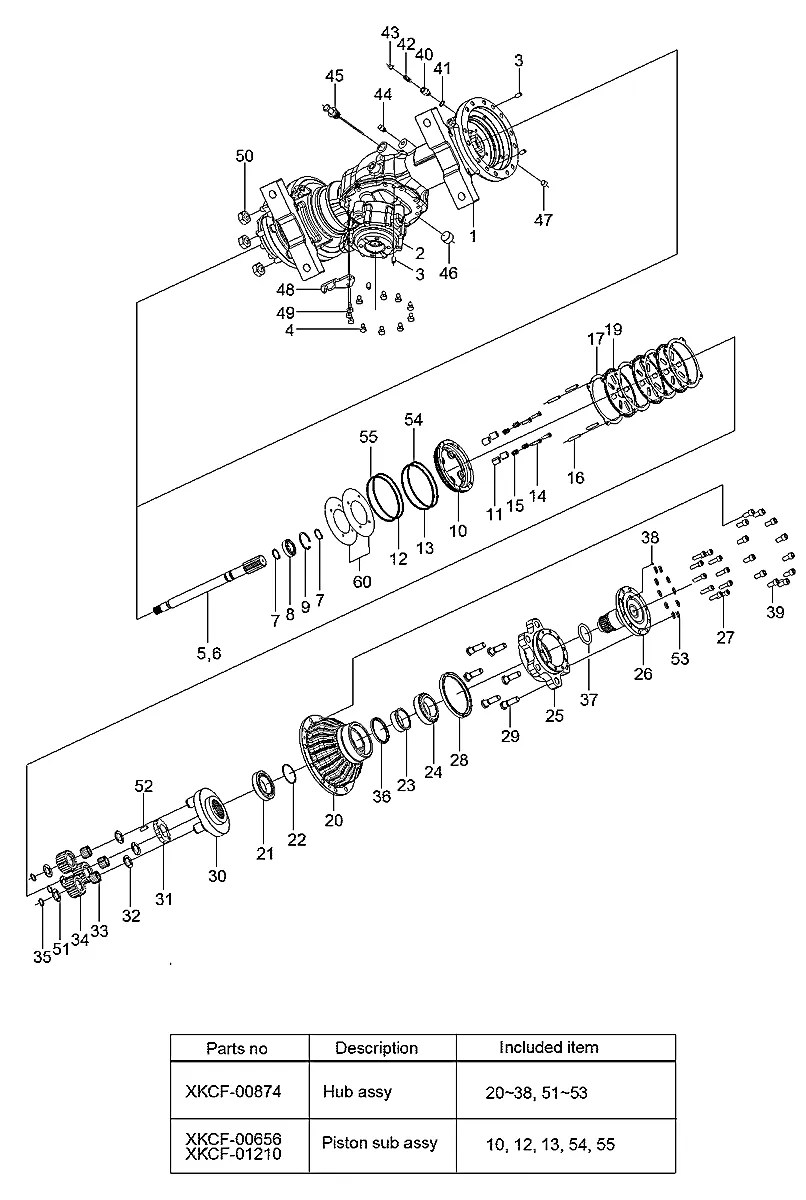 81HA-31020 Empilhadeira Hyundai 25-30-33L-7M