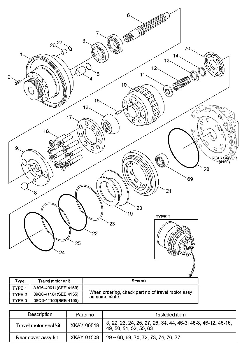 XKAY-01899 Escavadeira de esteiras Hyundai RB220LC-9S