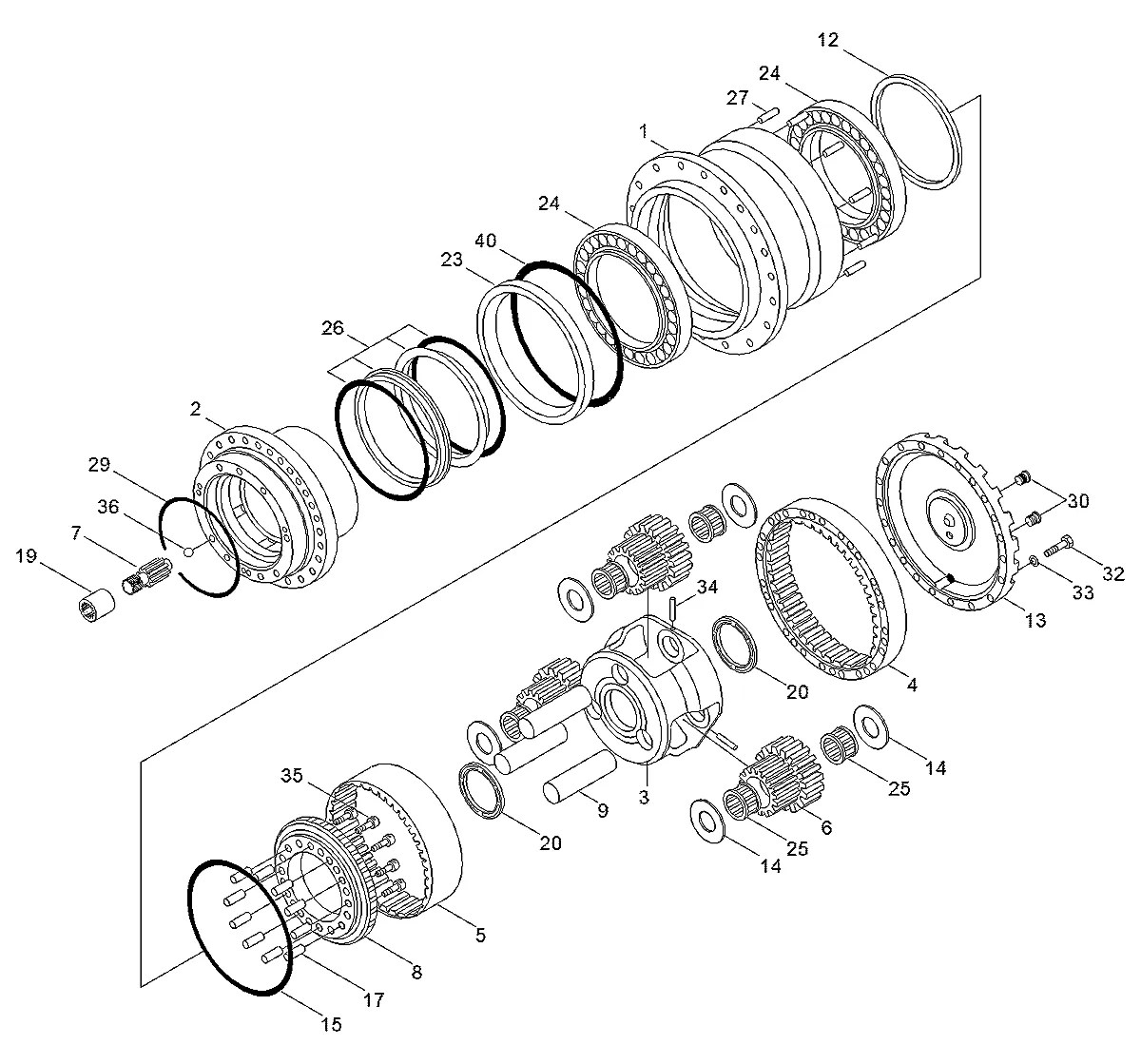 203316 Escavadeira de esteiras Hyundai R210-ECONO
