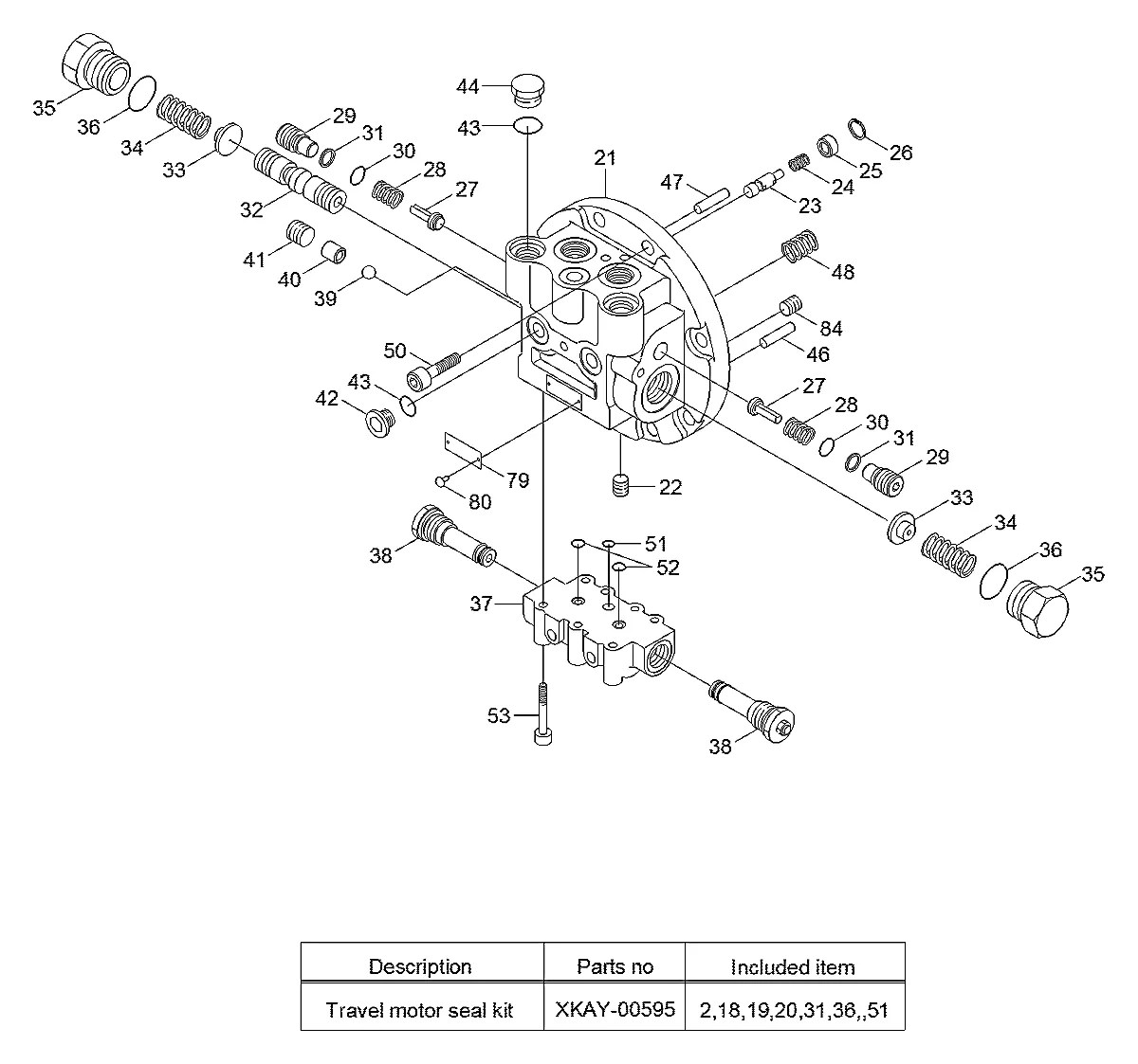 XKAY-01655 Escavadeira de esteiras Hyundai R80CR-9