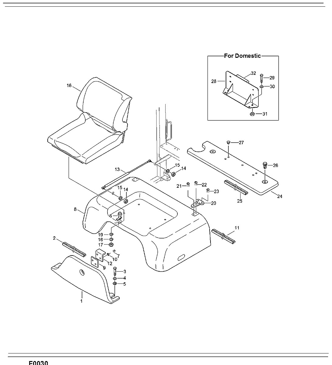 FCC0700500 Empilhadeira Hyundai HDF45A