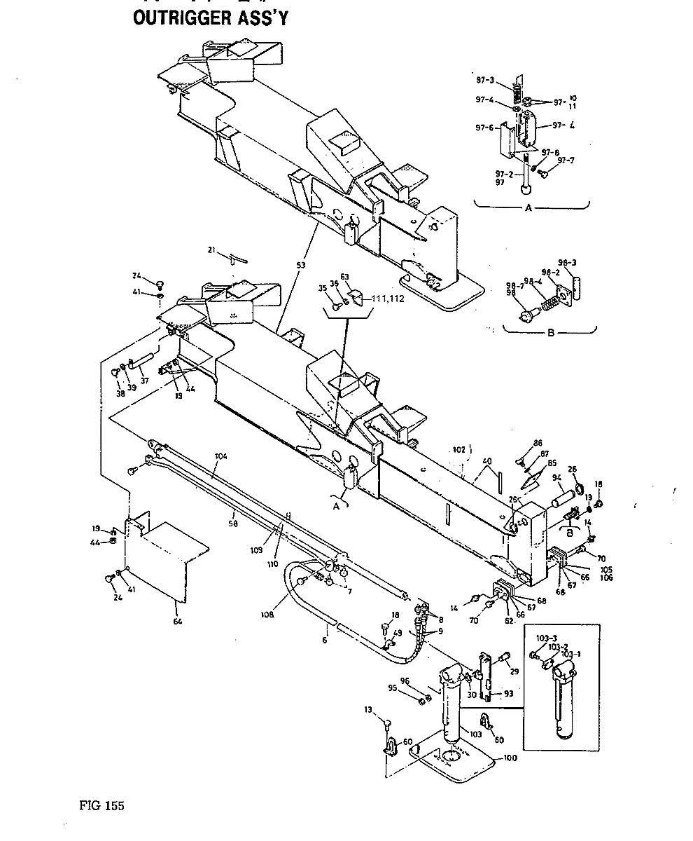 51A1-10080 Guindaste Hyundai HC25E