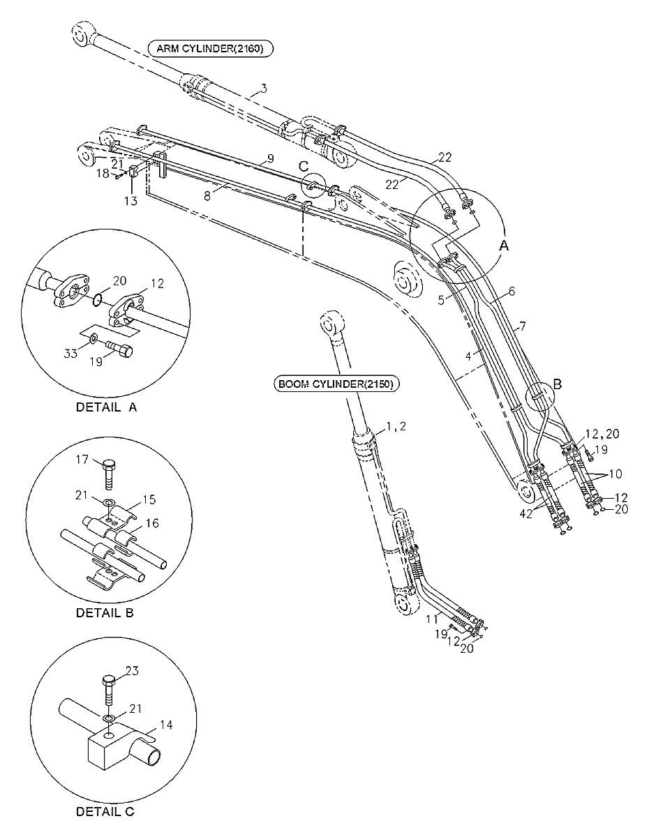 31E7-04802 Escavadeira de esteiras Hyundai R450LC-3