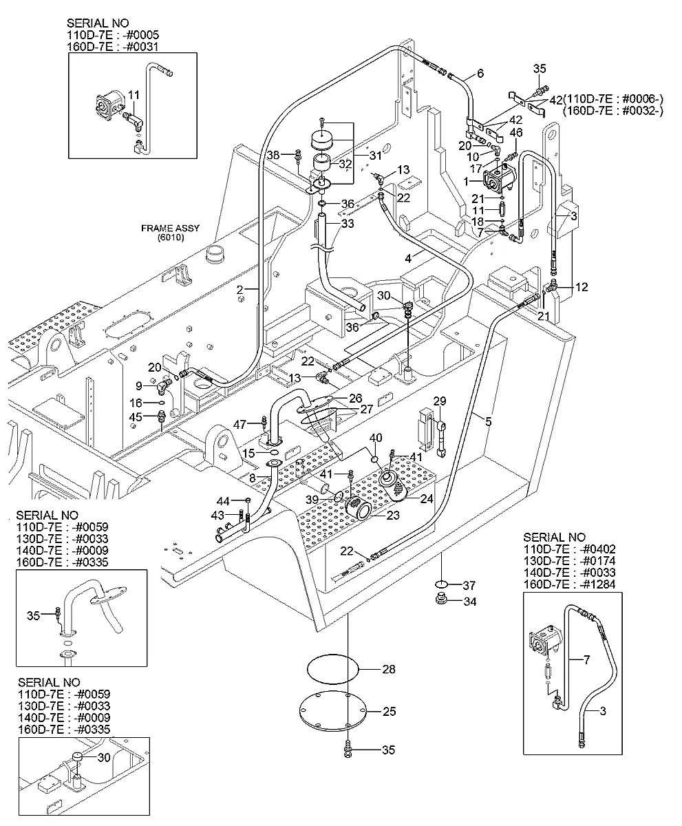 31FT-30280 Empilhadeira Hyundai 110-130-140-160D-7E