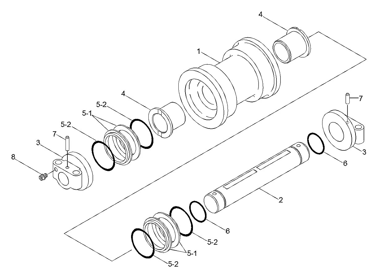 81Q8-11010BG Escavadeira de esteiras Hyundai RD340LC-7