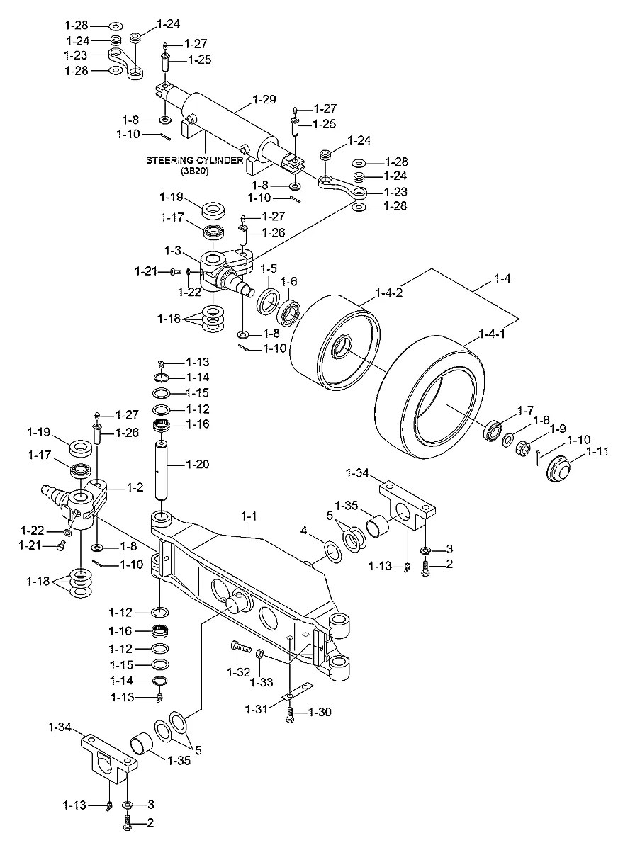 9022101305 Empilhadeira Hyundai 18LCA-7