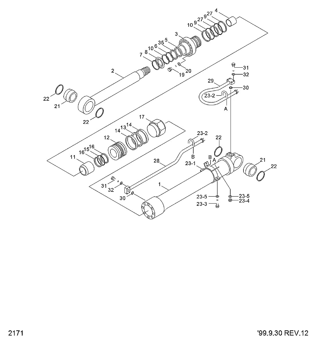 S641-048003 Escavadeira de esteiras Hyundai R290LC-3H