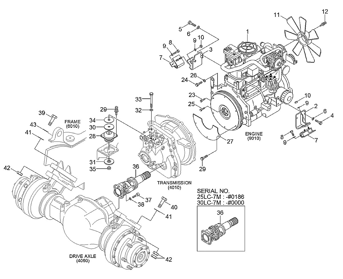 F12200112 Empilhadeira Hyundai 25LC-7M