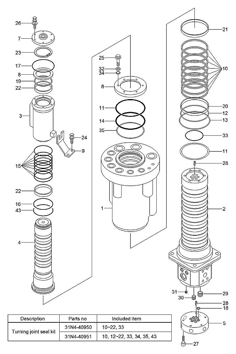 Y320-050011 Escavadeira de rodas Hyundai R200W-7