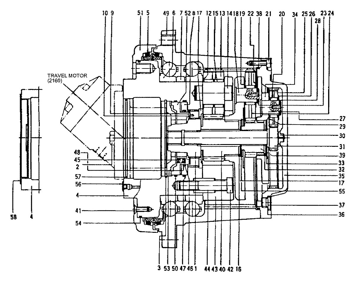 682500280 Escavadeira de esteiras Hyundai R200LC