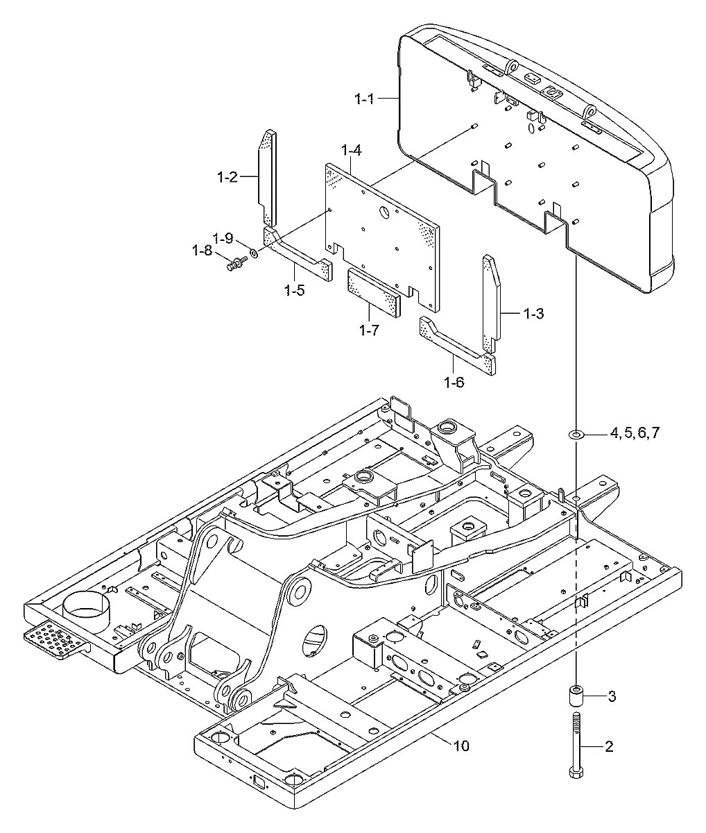 41K7-00011 Escavadeira de esteiras Hyundai HX260 L