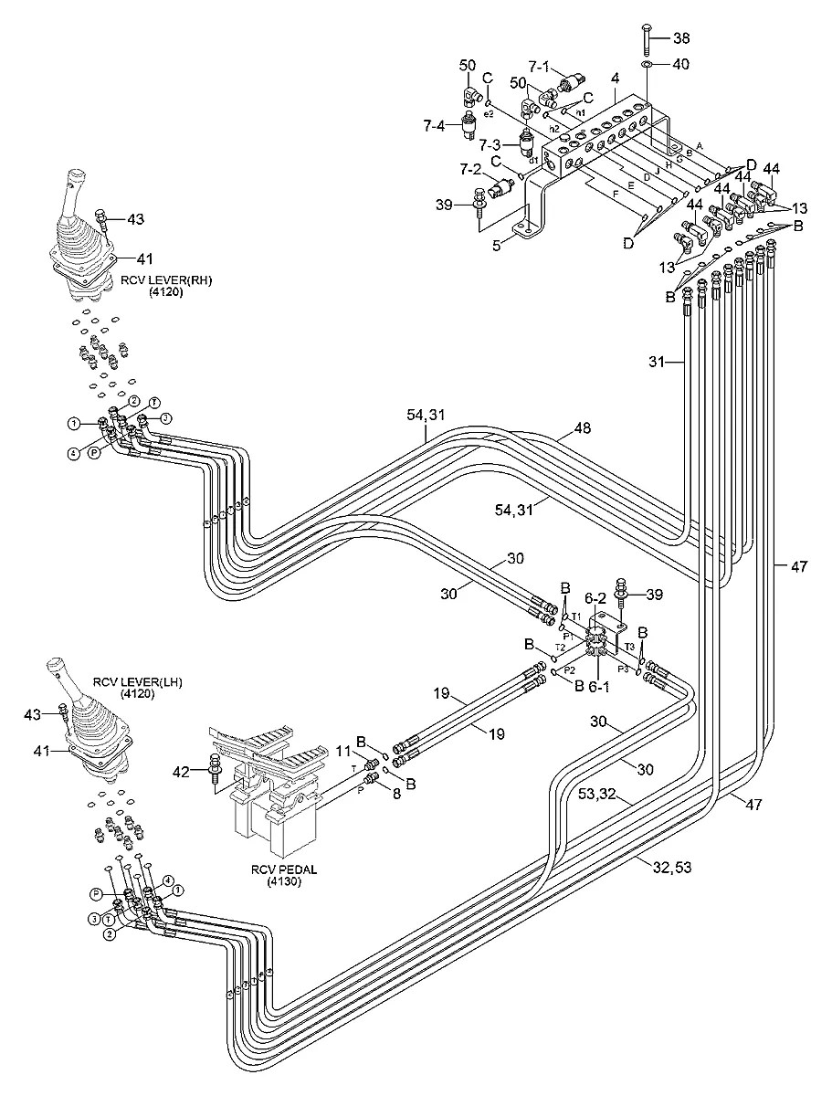 P920-062056 Escavadeira de esteiras Hyundai HX480 L
