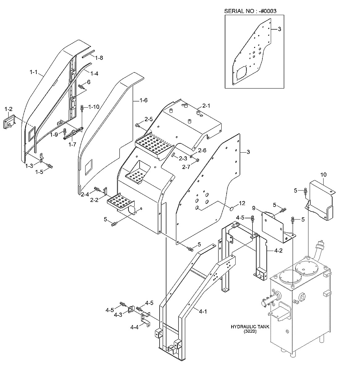 73Q3-43251 Escavadeira de esteiras Hyundai R125LCR-9A
