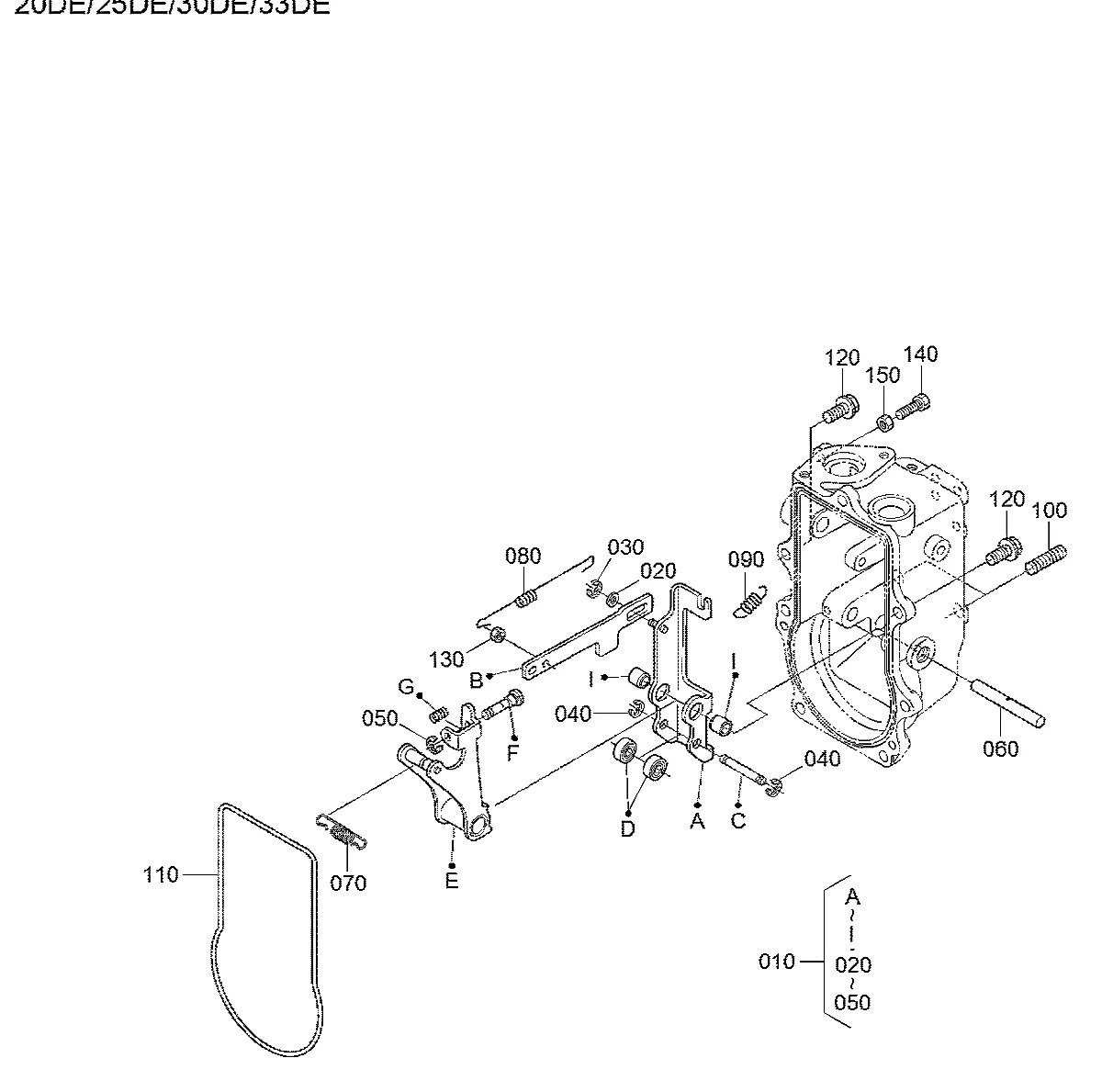 1C010-5577-0 Empilhadeira Hyundai 33D-7E