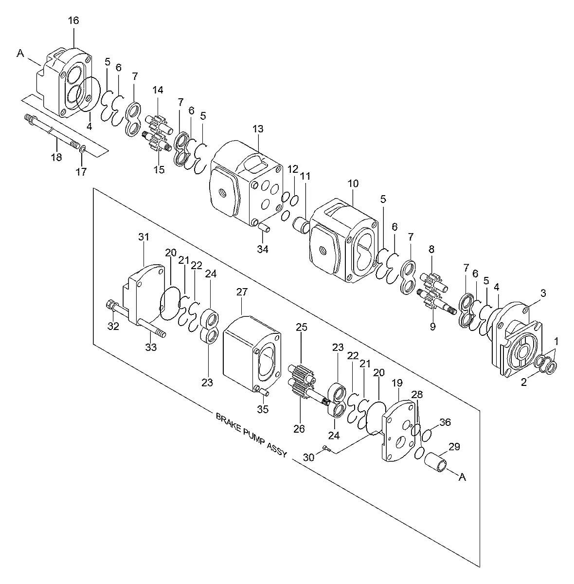 8682-119-00W Pá-carregadeira Hyundai HL750TM-3