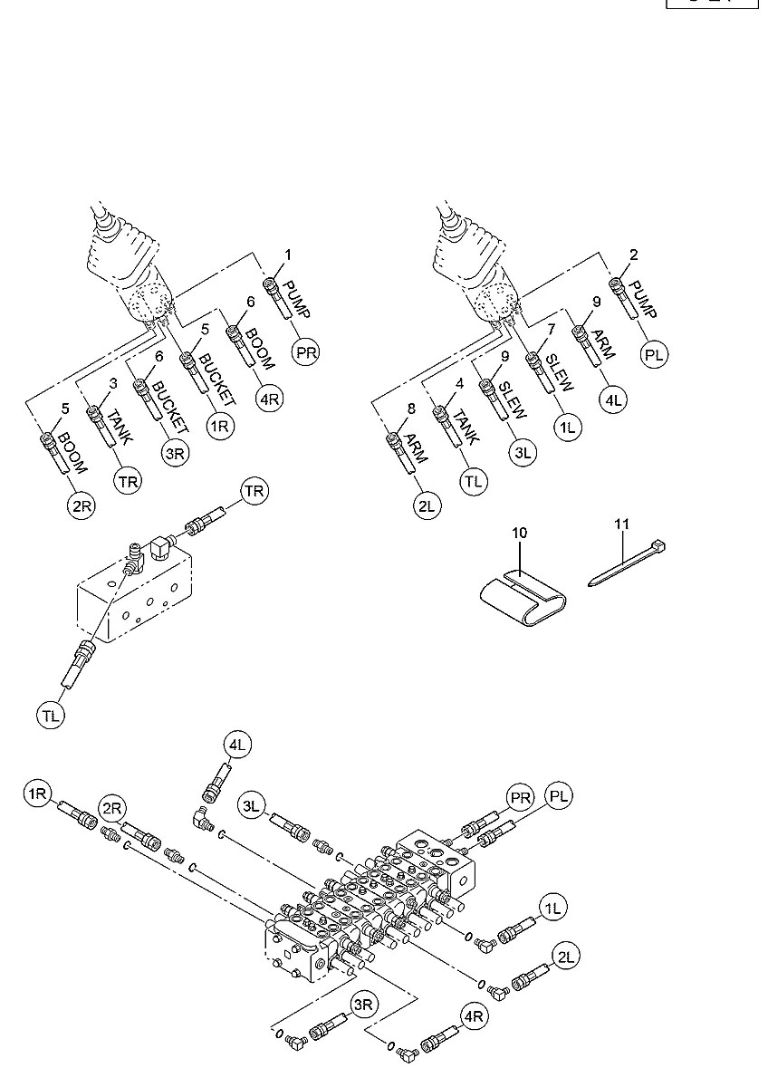 XJDH-03715 Escavadeira de esteiras Hyundai R36N-7