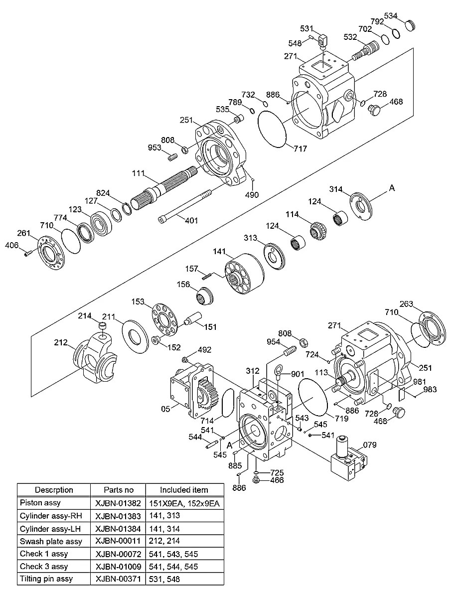31QC-10010 Escavadeira de esteiras Hyundai R430LC-9SH