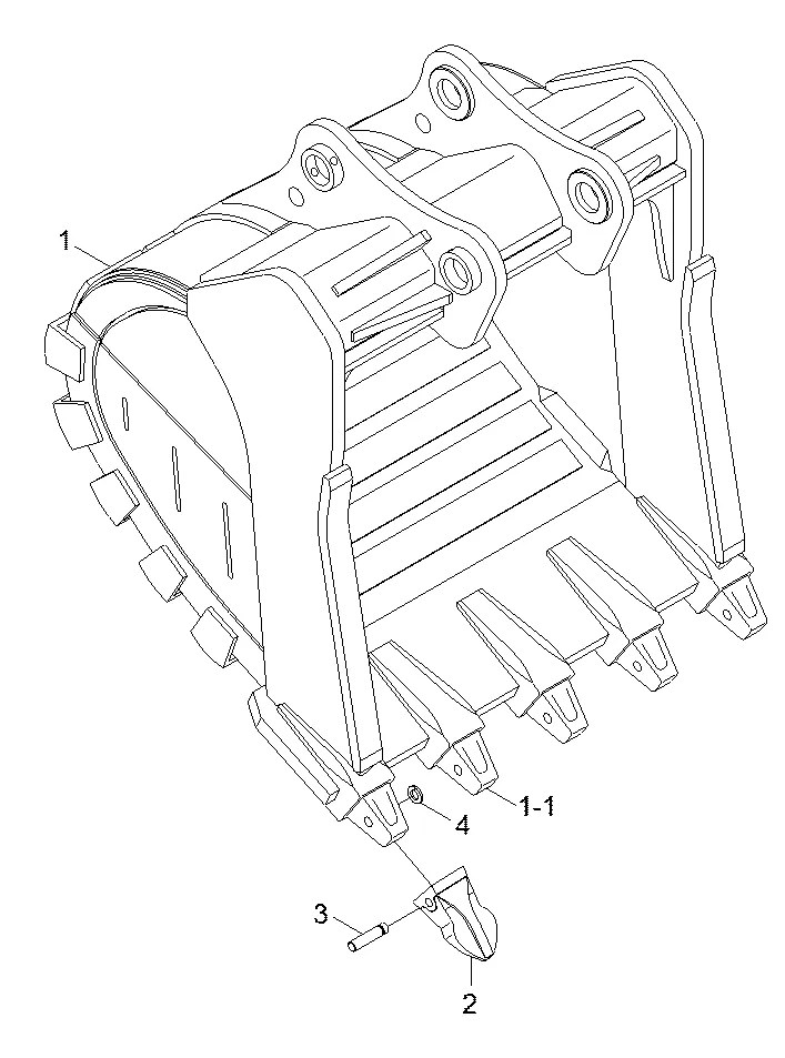 65KB-31010 Escavadeira de esteiras Hyundai HX480 L