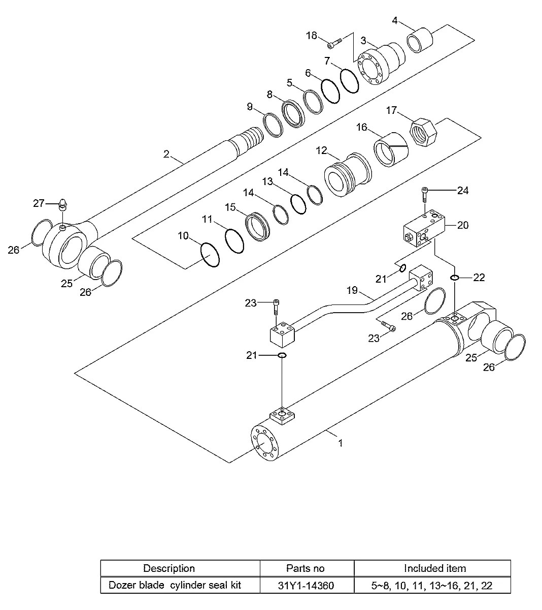 31N6-75011 Escavadeira de rodas Hyundai R200W-7