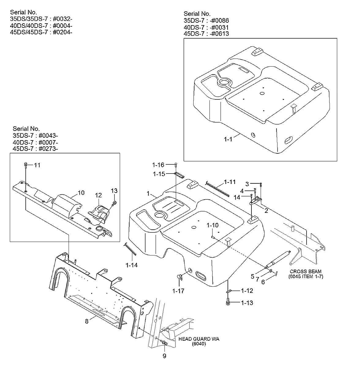 77FV-11010 Empilhadeira Hyundai 35-40-45DS-7