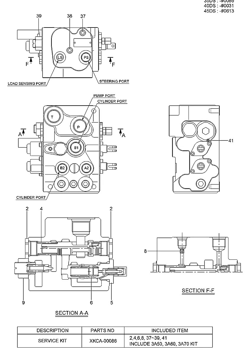 XKCA-00086 Empilhadeira Hyundai 35-40-45DS-7