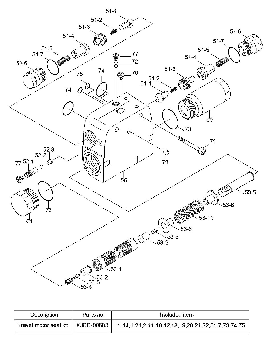 XJDD-00988 Escavadeira de rodas Hyundai R170W-7A
