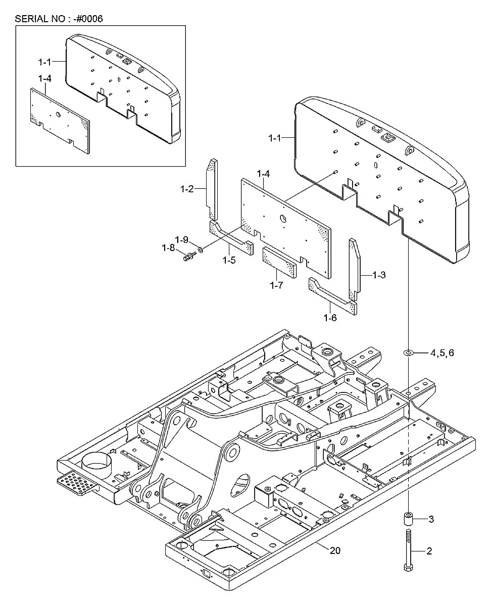 41K8-21200 Escavadeira de esteiras Hyundai HX300 L
