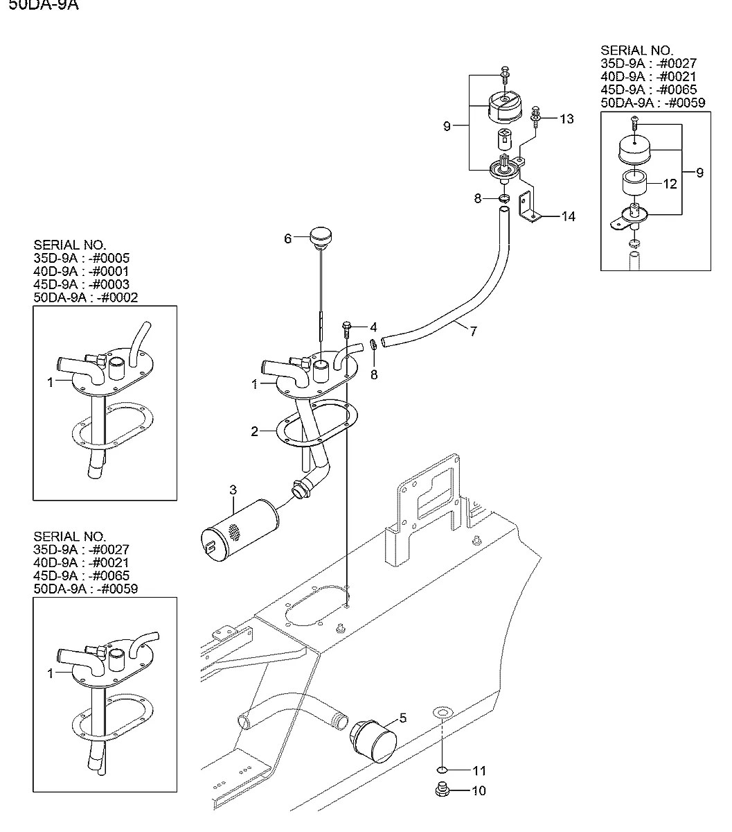 31FV-30201 Empilhadeira Hyundai 35-40-45-50DA-9A