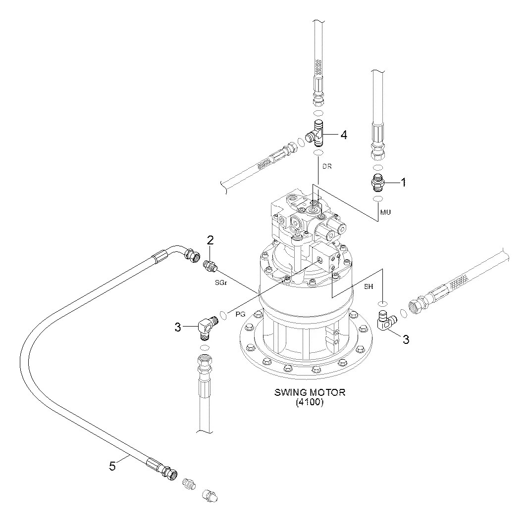 31Q4-22120 Escavadeira de rodas Hyundai R140W-9