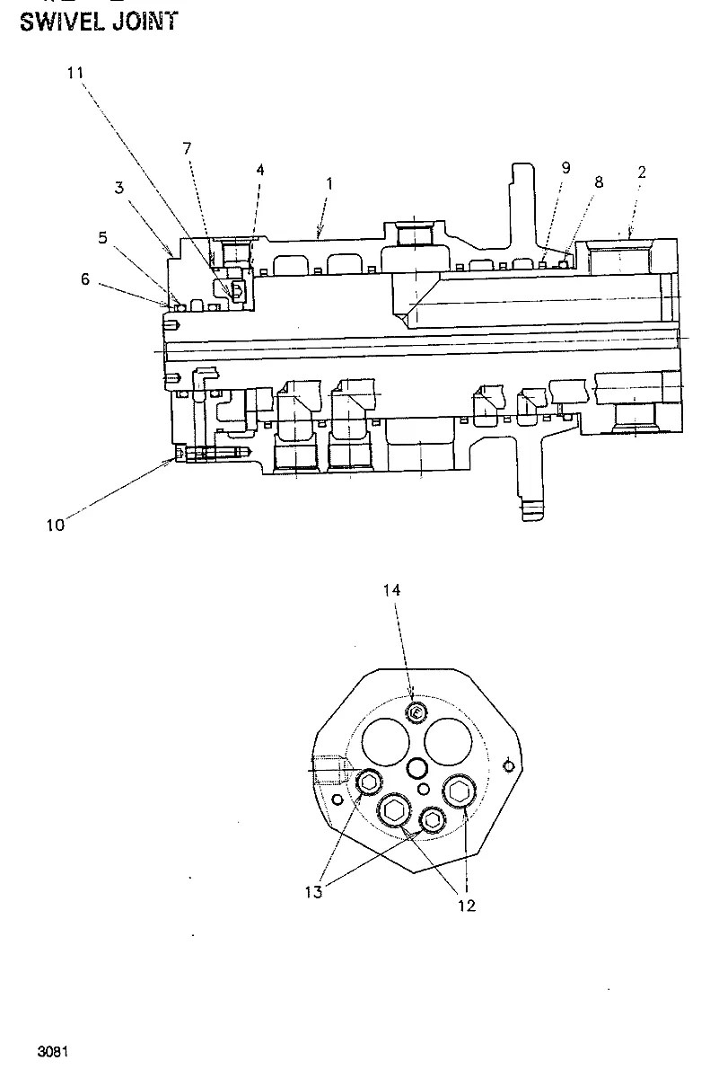 31A2-1510 Guindaste Hyundai HC50E