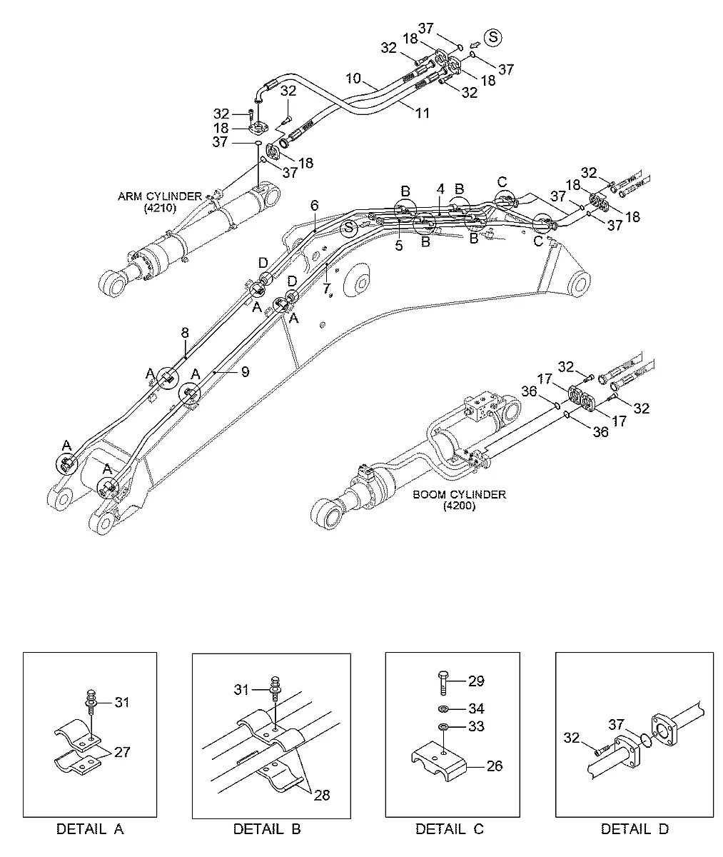 P704-168322 Escavadeira de esteiras Hyundai R220LC-9A