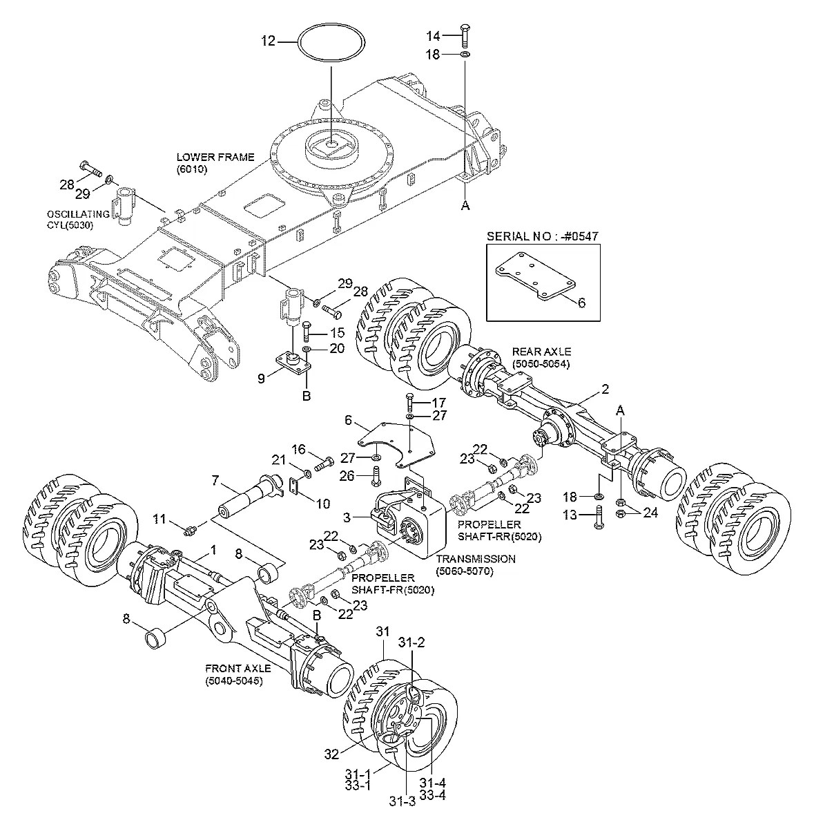 81E4-21010 Escavadeira de rodas Hyundai R200W-7