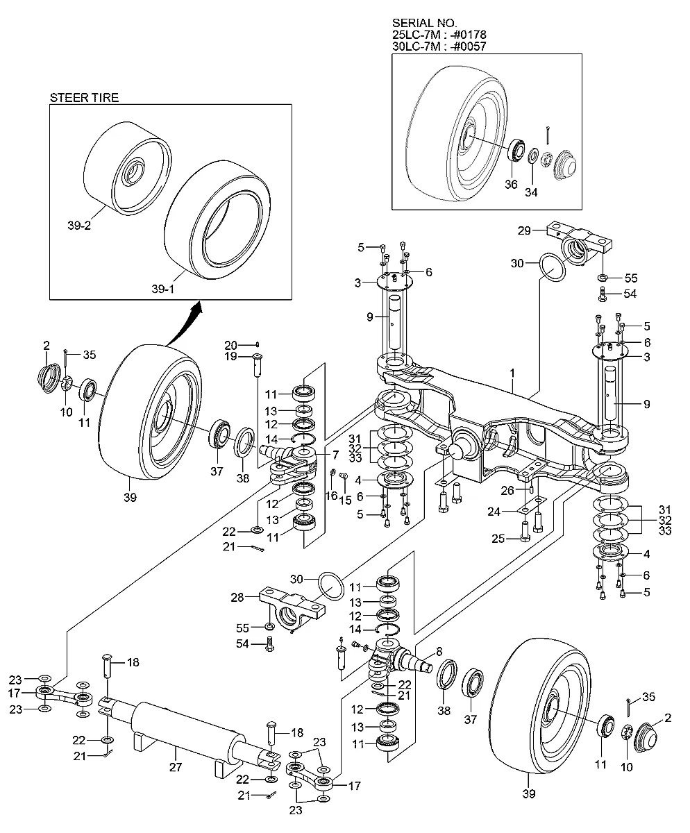S017-080152 Empilhadeira Hyundai 25-30LC-7M