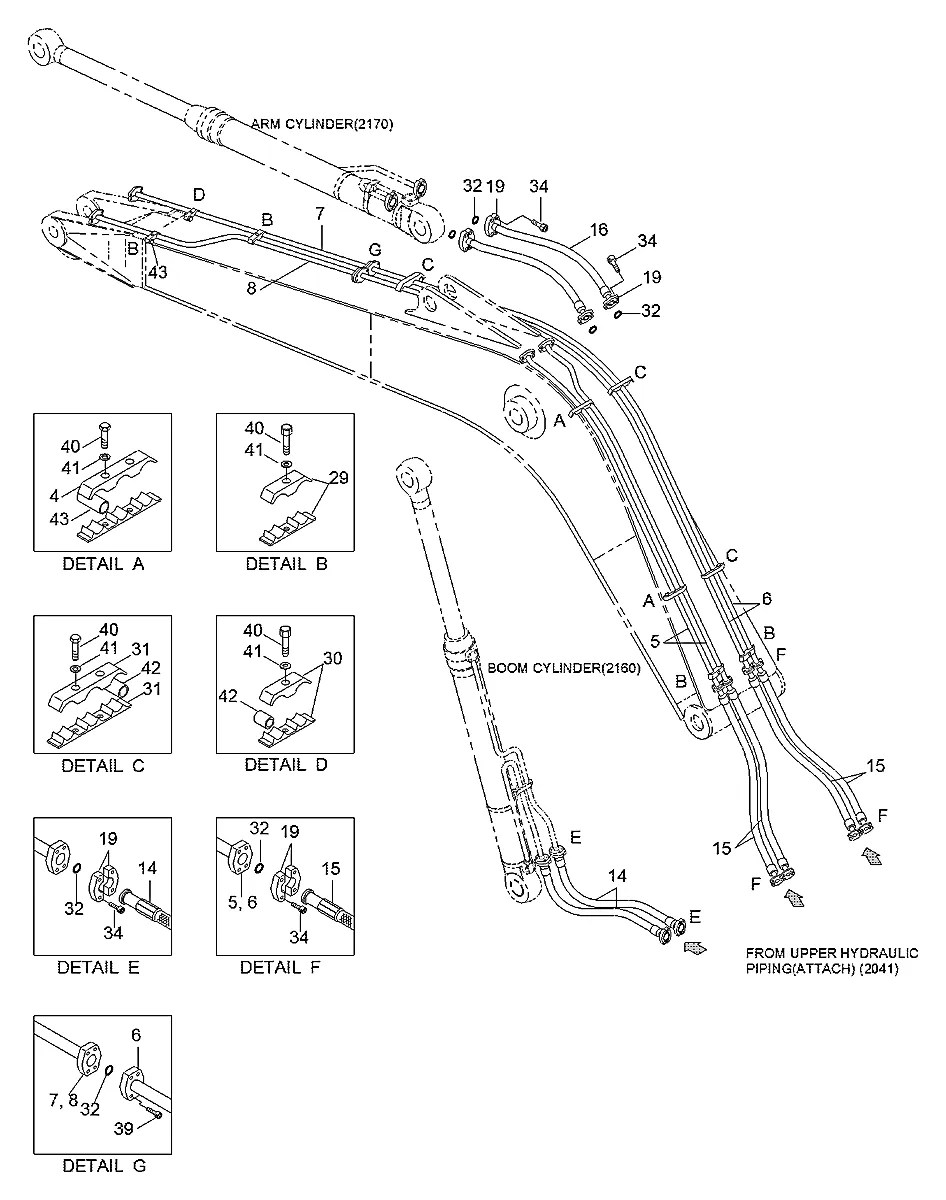 P991-127323 Escavadeira de esteiras Hyundai R160LC-3