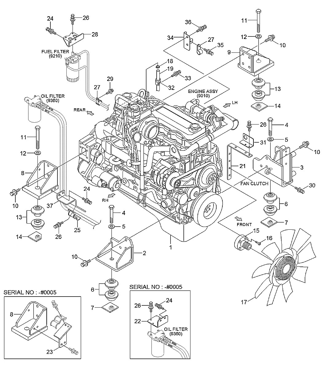11K8-00010 Escavadeira de esteiras Hyundai HX300 L