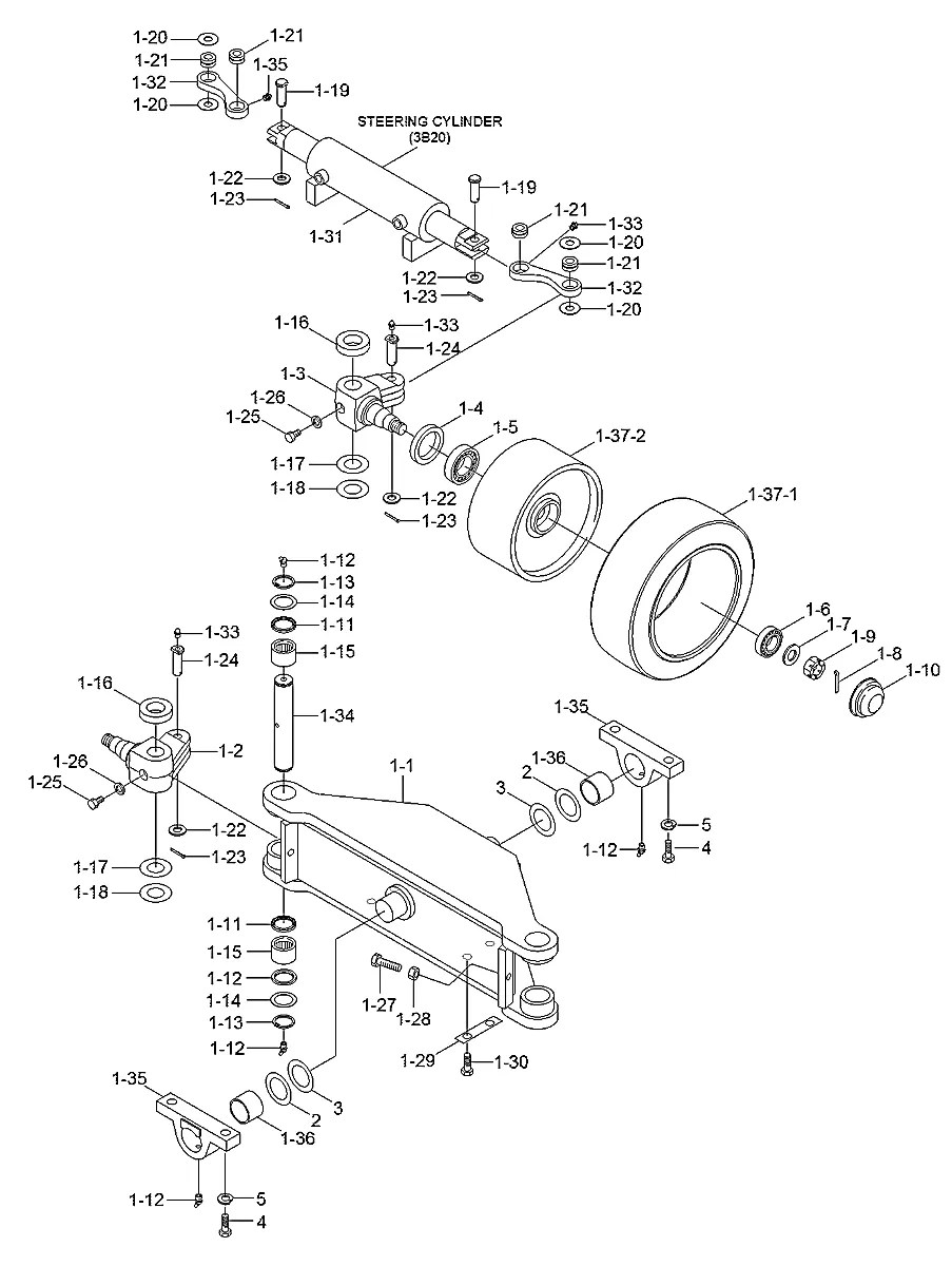 9022106206 Empilhadeira Hyundai 25LC-7A