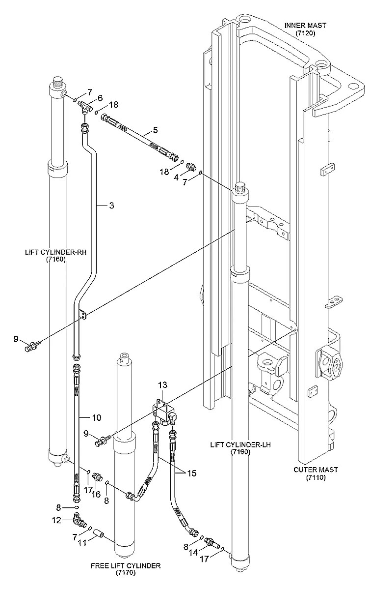 32FY-80700 Empilhadeira Hyundai 18B-9 